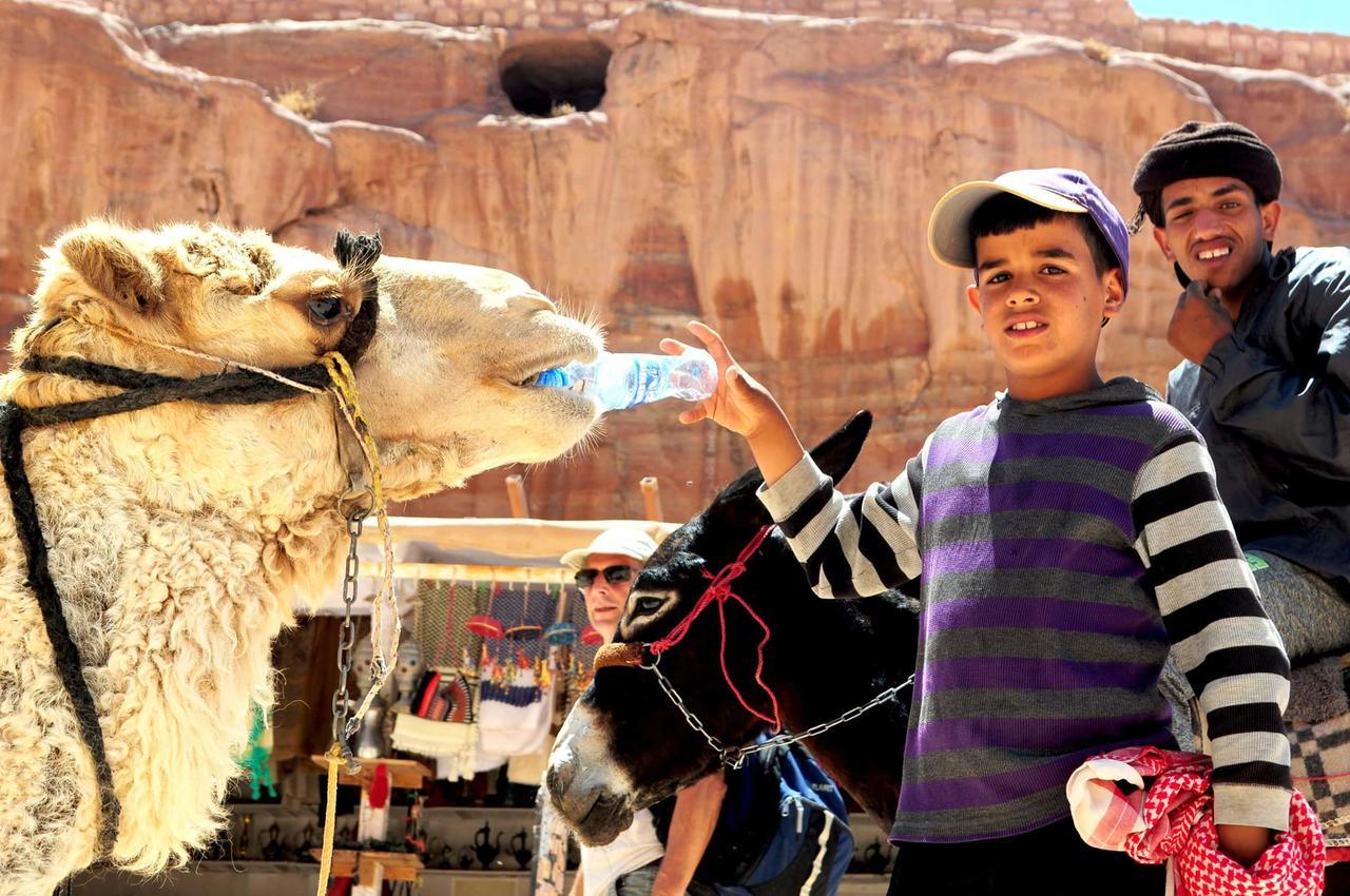 Bed and Breakfast Happy Bedouin House Petra Al Hayy Exterior foto